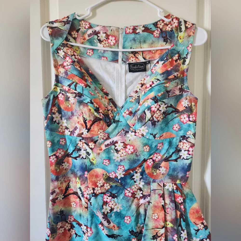 Floral Sleeveless Dress - Picture 3 of 6